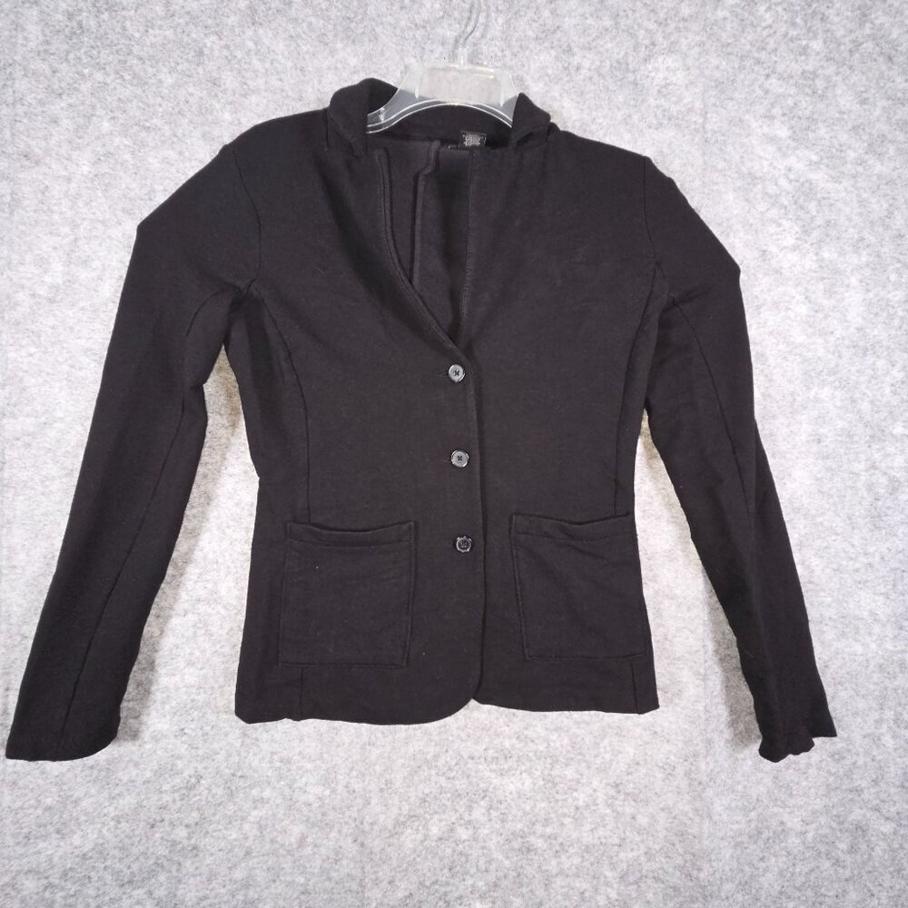 Tahari Women's 3 Button Career Blazer Black Size S